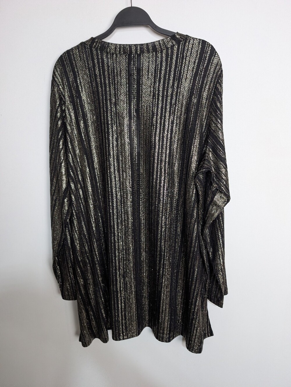 Johnny Was Jade Jenna Metallic Relaxed Flowy Evening Event 70s Tunic Top Size 3X - Picture 8 of 9